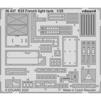 Eduard - R35 French light tank for Tamiya