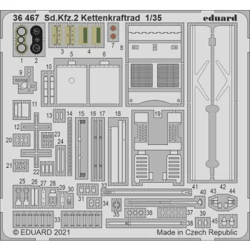 Eduard - Sd.Kfz.2 Kettenkraftrad 1/35 For Tamiya