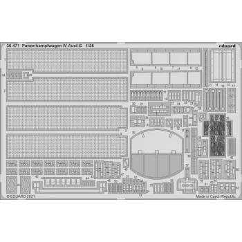 Eduard - Panzerkampfwagen Iv Ausf.G 1/35 For Tamiya