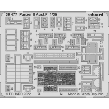 Eduard - Panzer Ii Ausf.F For Academy