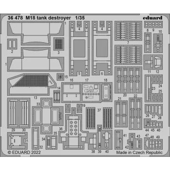 Eduard - M18 tank destroyer for TAMIYA