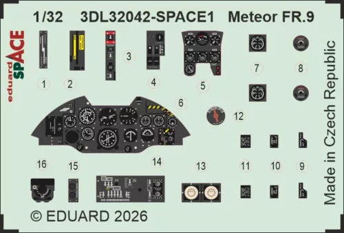 Eduard - Meteor FR.9 SPACE for Revell
