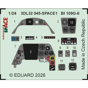 Eduard - Bf 109G-6 SPACE for Airfix