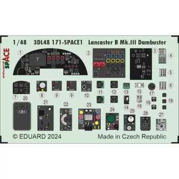 Eduard - Lancaster B Mk.III Dambuster SPACE 1/48 HKM