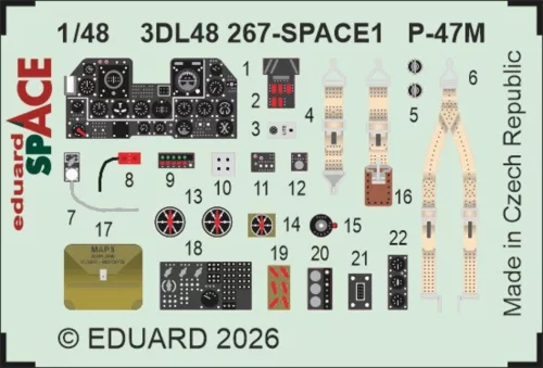 Eduard - P-47M SPACE for Miniart