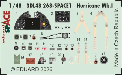 Eduard - Hurricane Mk.I SPACE for Arma Hobby