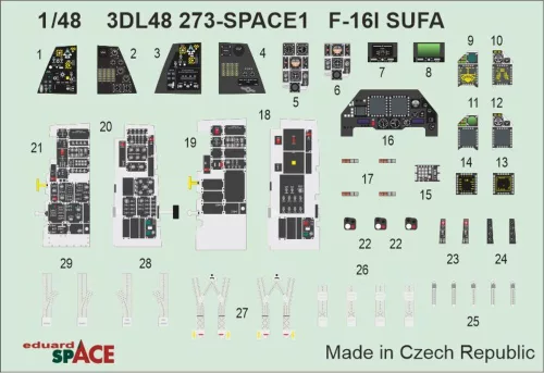 Eduard - F-16I SUFA SPACE for Great Wall Hobby