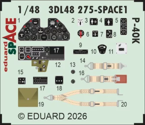 Eduard - P-40K SPACE for Eduard