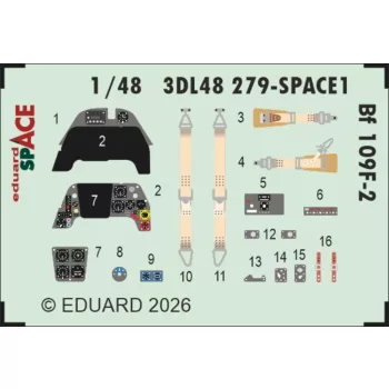 Eduard - Bf 109F-2 SPACE for Eduard