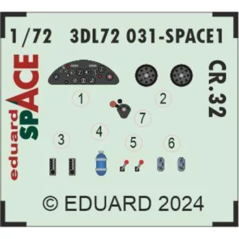 Eduard Accessories - CR.32 SPACE  ITALERI