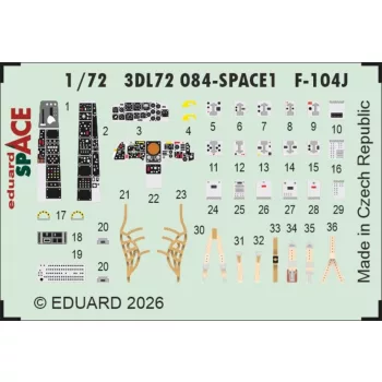 Eduard - F-104J SPACE for Fine Molds