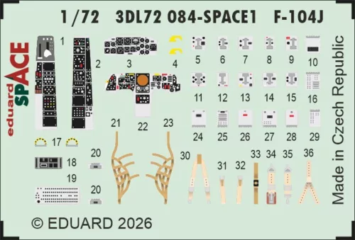 Eduard - F-104J SPACE for Fine Molds