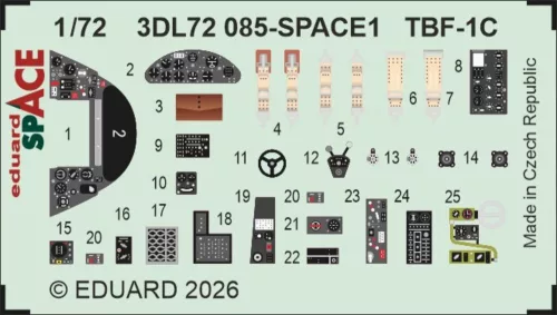 Eduard - TBF-1C SPACE for Hobby Boss