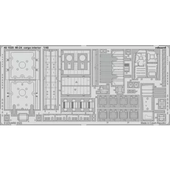 Eduard - Mi-24 cargo interior for Zvezda