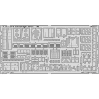 Eduard - B-17F undercarriage & exterior for HKM
