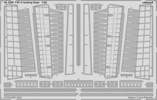 Eduard - F4F-3 landing flaps