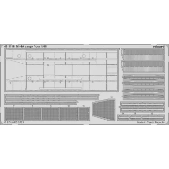 Eduard - Mi-4A cargo floor 1/48 TRUMPETER
