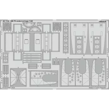 Eduard - SM.79 undercarriage 1/48 EDUARD