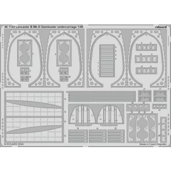 Eduard - Lancaster B Mk.III Dambuster undercarriage 1/48 HKM