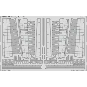 Eduard Accessories - FM-1 landing flaps TAMIYA