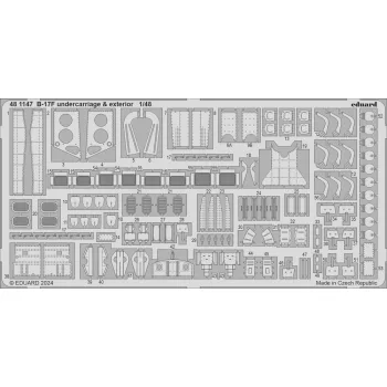 Eduard - B-17F undercarriage & exterior 1/48