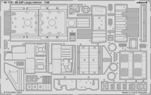 Eduard - Mi-24P cargo interior