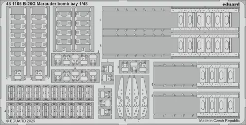 Eduard - B-26G Marauder bomb bay  ICM
