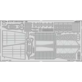 Eduard - Do 217K undercarriage  ICM