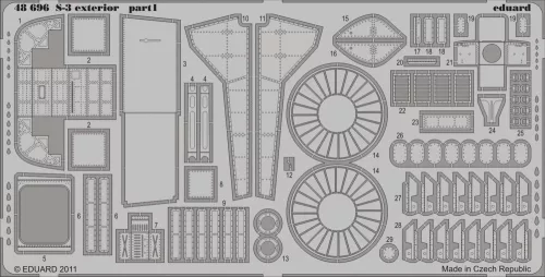Eduard - S-3 exterior for Italeri