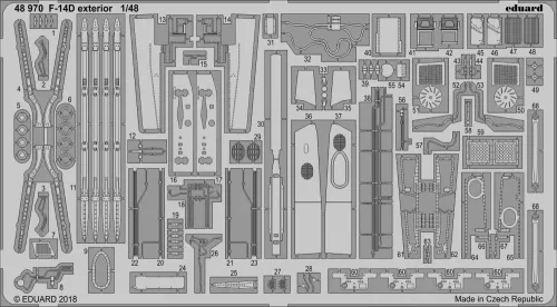 Eduard - F-14D exterior for Tamiya