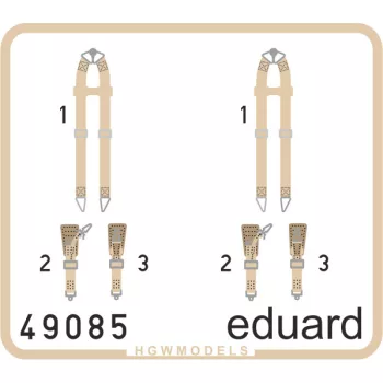 Eduard - Seatbelts Luftwaffe WWII bombers SUPERFA