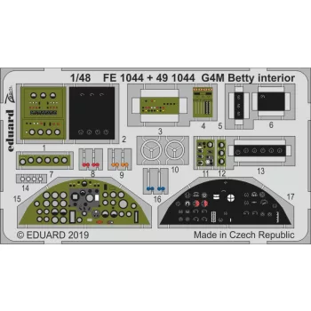 Eduard - G4M Betty interior for Tamiya