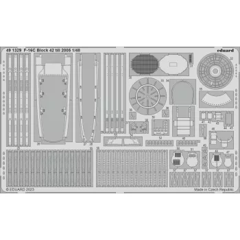 Eduard - F-16C Block 42 till 2005 1/48 for KINETIC