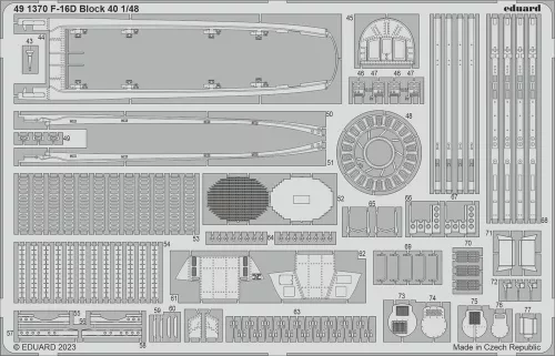Eduard - F-16D Block 40 1/48 KINETIC
