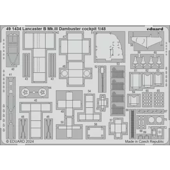 Eduard - Lancaster B Mk.III Dambuster cockpit 1/48 HKM