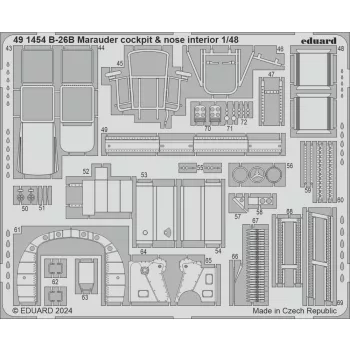 Eduard - B-26B Marauder cockpit & nose interior  ICM