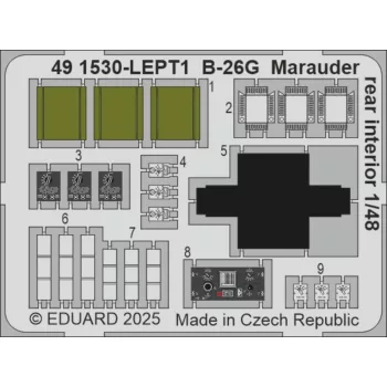Eduard - B-26G Marauder rear interior  ICM
