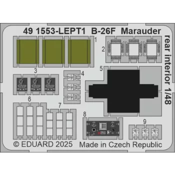 Eduard - B-26F Marauder rear interior  ICM