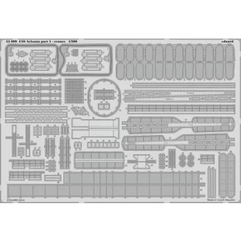 Eduard - USS Arizona part 1-cranes for Trumpeter