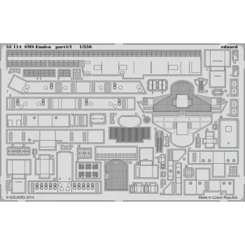 Eduard - SMS Emden part 1 1/350 for Revell