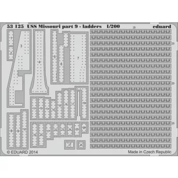 Eduard - USS Missouri part 9-ladders f. Trumpeter