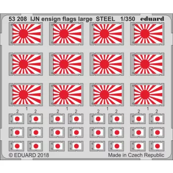 Eduard - IJN ensign flags large STEEL
