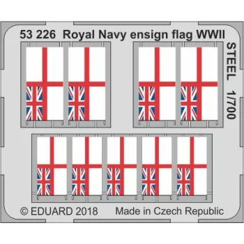 Eduard - Royal Navy ensign flag WWII STEEL