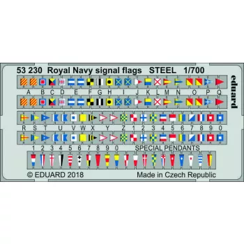 Eduard - Royal Navy signal flags STEEL