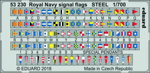 Eduard - Royal Navy signal flags STEEL