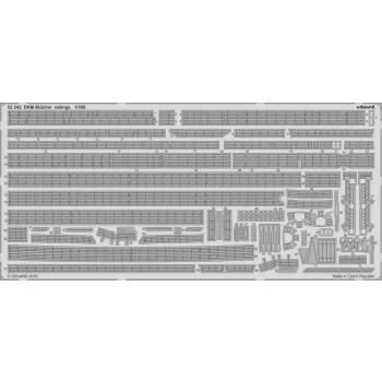 Eduard - DKM Blücher railings for Trumpeter