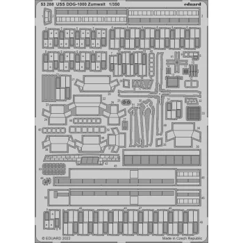 Eduard - USS DDG-1000 Zumwalt for SNOWMAN MODELS / TAKOM