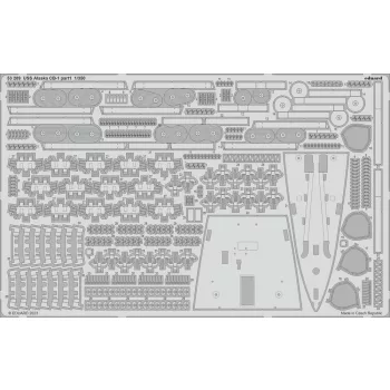 Eduard - USS Alaska CB-1 part 1 for HOBBY BOSS