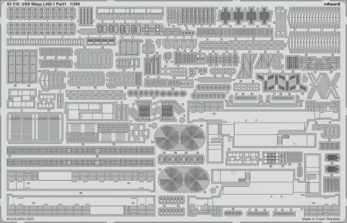 Eduard - USS Wasp LHD-1 part 1   TRUMPETER