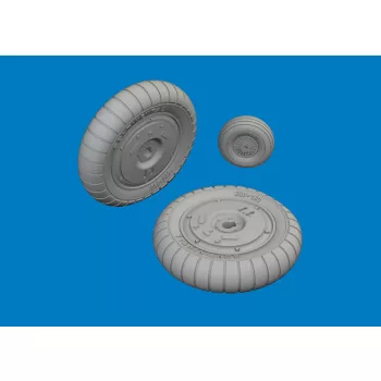 Eduard - Bf 109G-5/6 wheels for Airfix